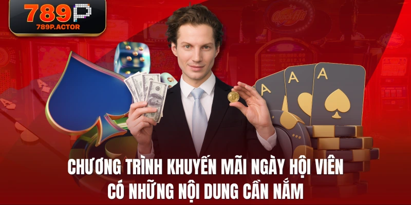 Chương trình khuyến mãi ngày hội viên có những nội dung cần nắm